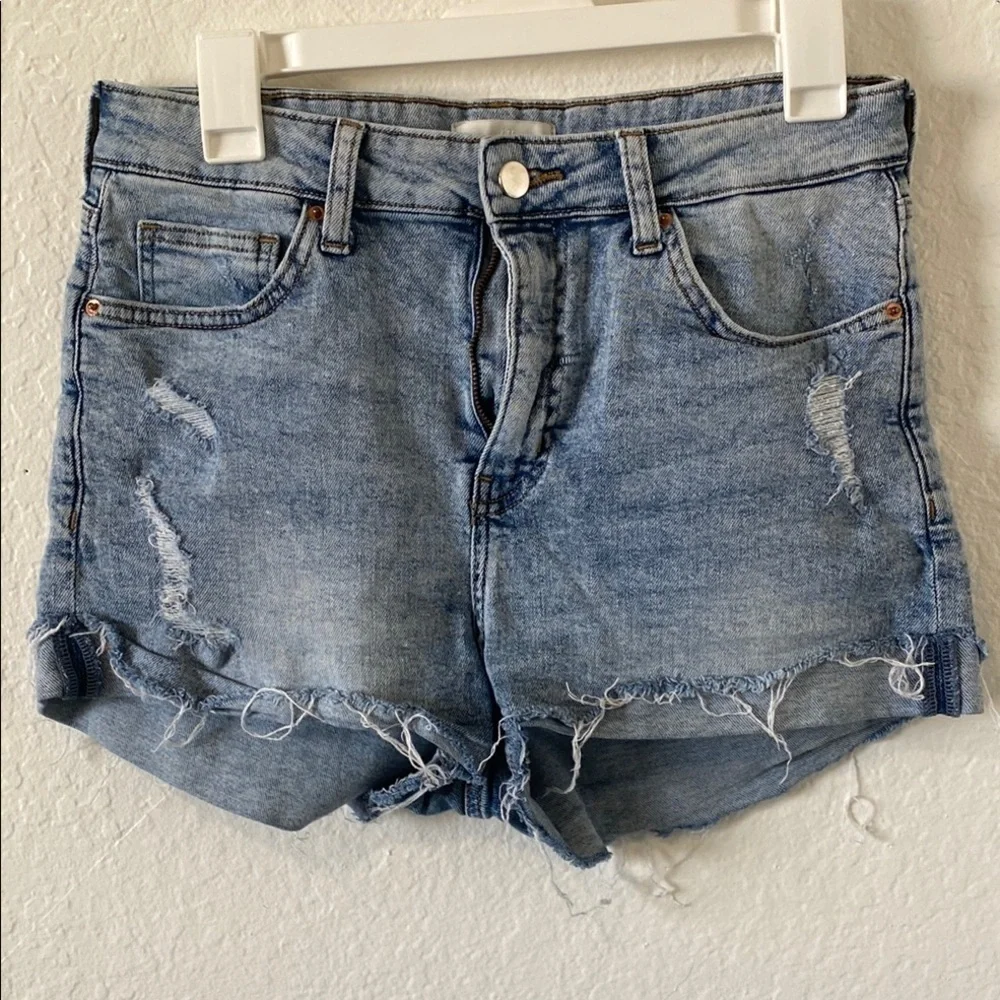 Denim Distressed Women's Shorts